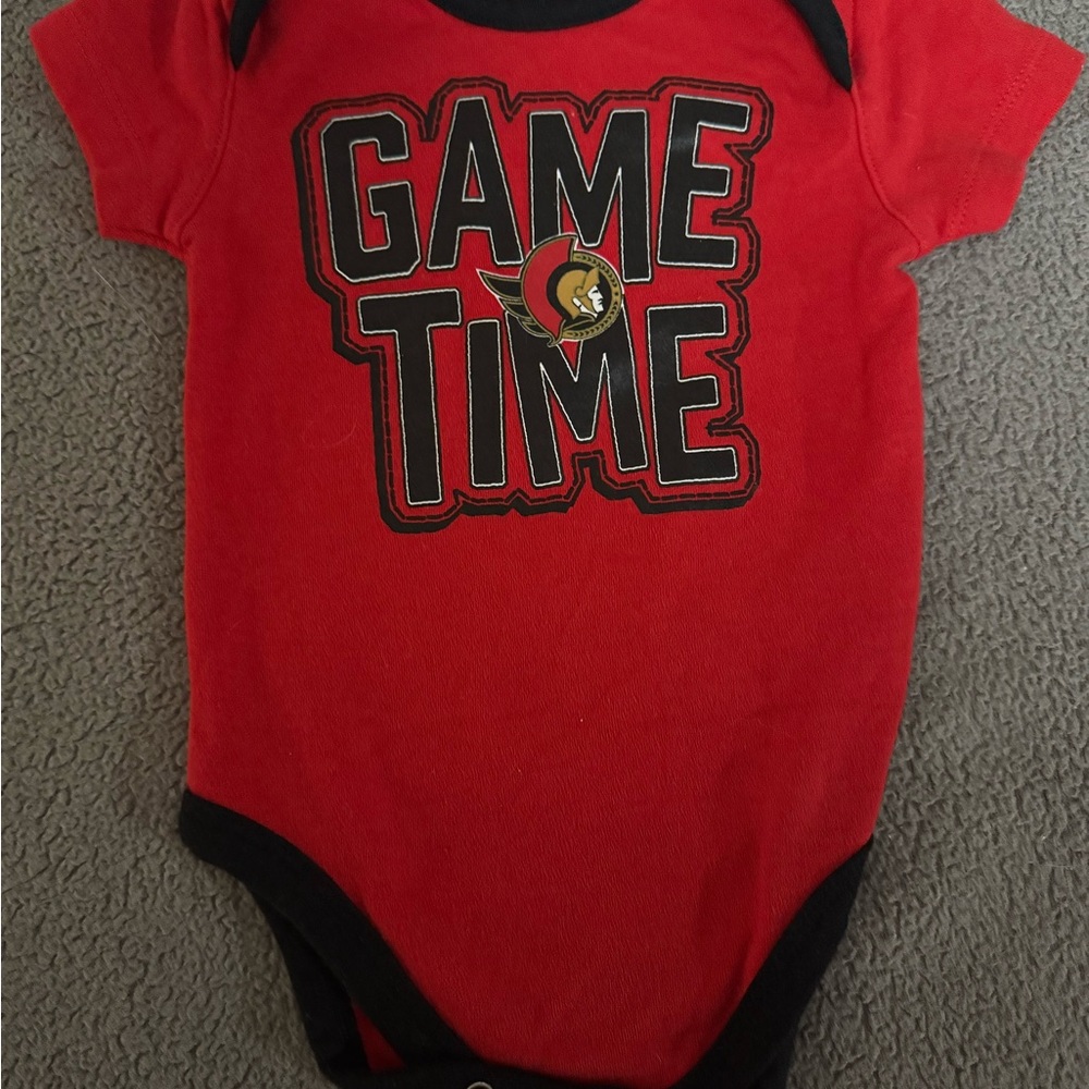NHL Ottawa Senators Game Time Onesie
